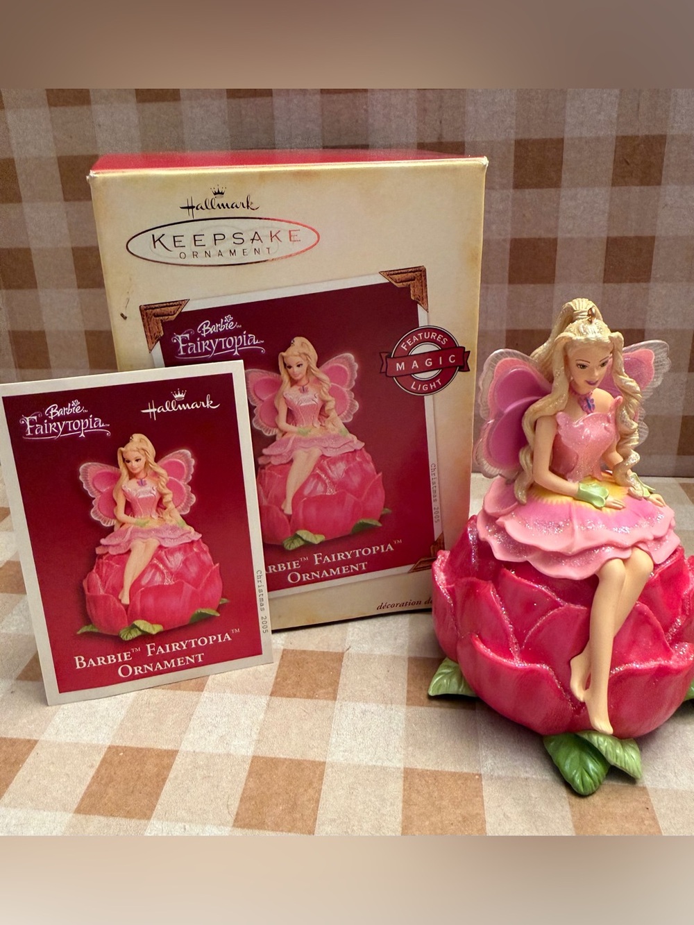 2005 Hallmark Keepsake Christmas BARBIE FAIRYTOPIA ORNAMENT - Retired